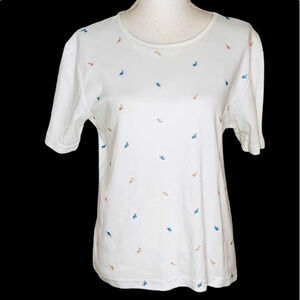 Cape Cod women’s sportswear top. Embellishments Lg